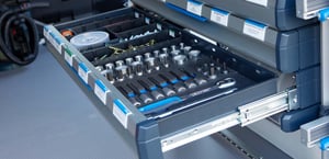 Inlay Schublade einsortiert