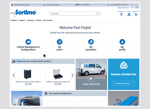 Vehicle Management in mySortimo Account