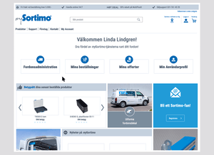 Fordonshantering mySortimo-konto
